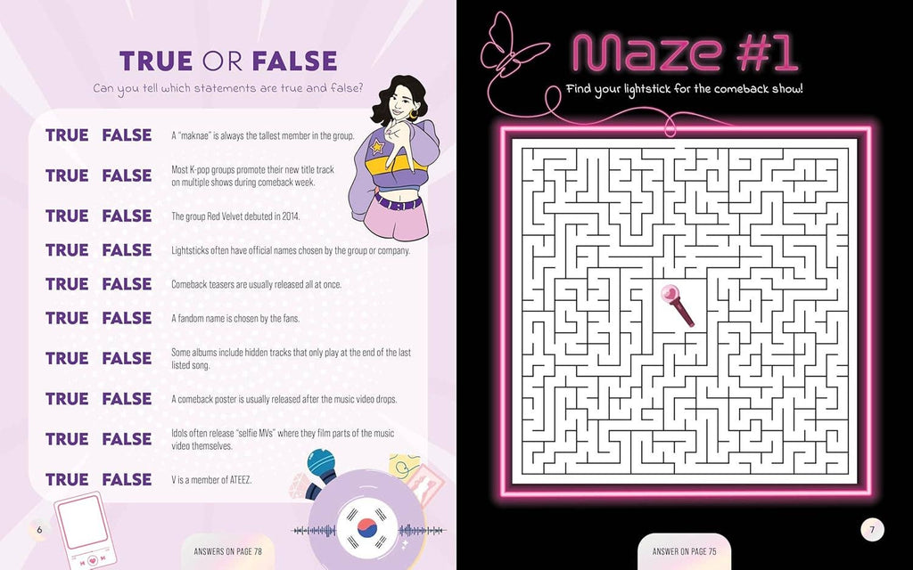 K-Pop Sticker & Activity Book