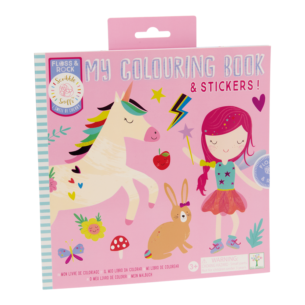 Floss and Rock Scribble Sniffs Rainbow Fairy My Colouring Book