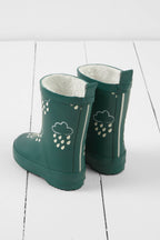 Spruce Green Colour-Changing Kids Wellies: UK4