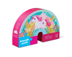 Crocodile Creek 12 Piece Shaped Box Puzzle Sweet Unicorn