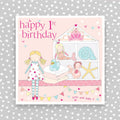 Happy 1st Birthday Card Pink Molly Mae