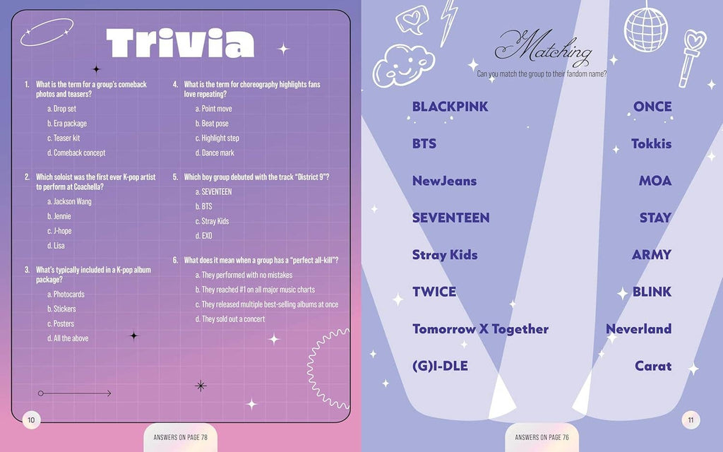 K-Pop Sticker & Activity Book