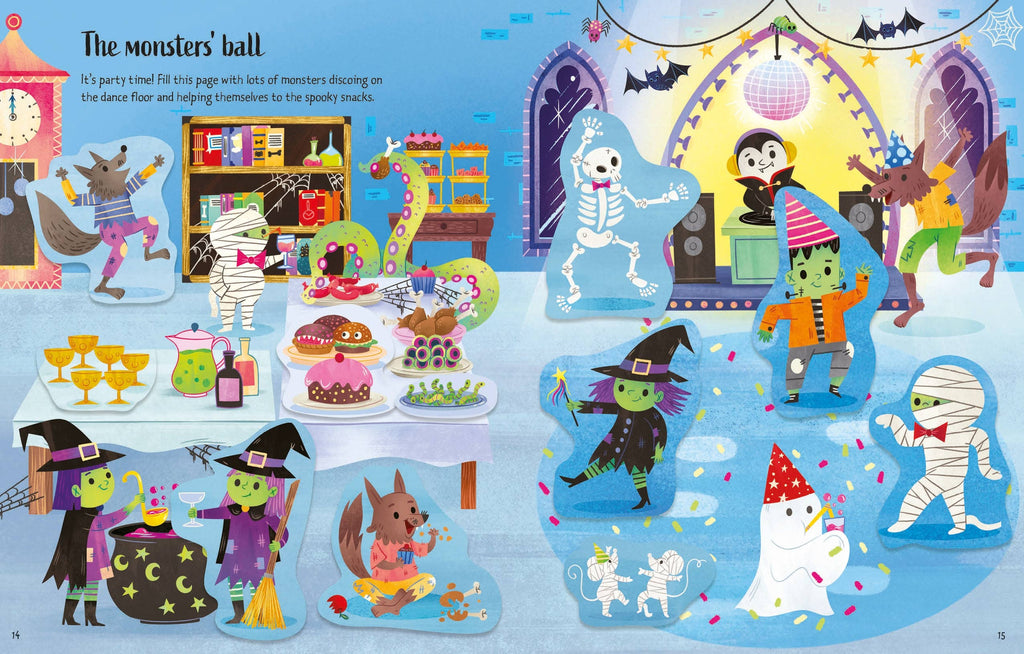 Usborne Little First Sticker Book Halloween