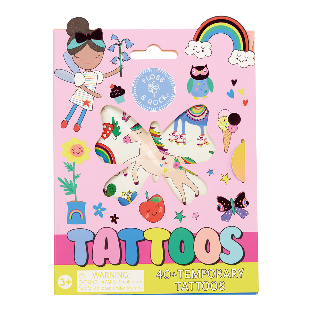 Rainbow Fairy Temporary Tattoos