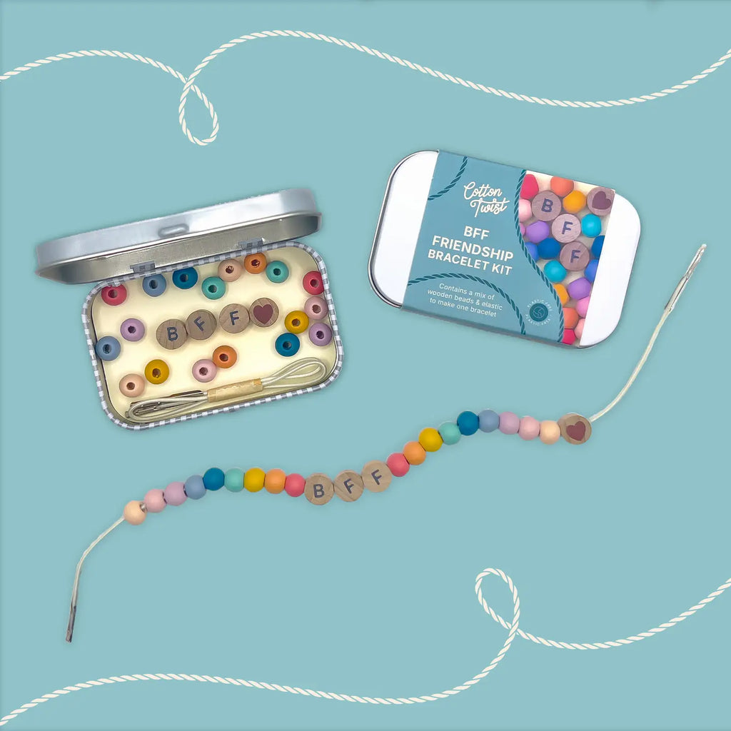 Cotton Twist Rainbow BFF Friendship Bracelet Tin
