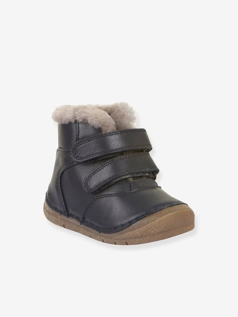 Froddo Navy Paix Up Fur Lined