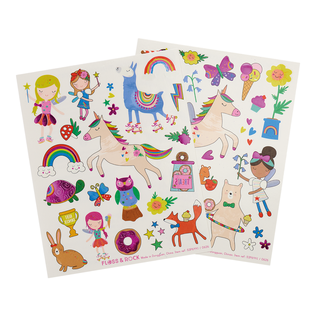 Rainbow Fairy Temporary Tattoos