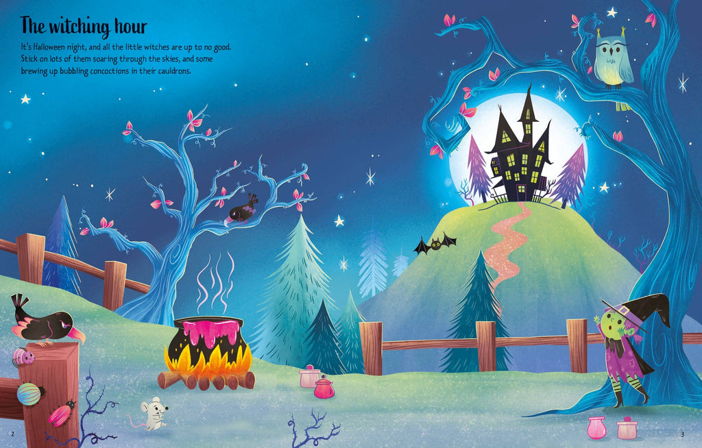 Usborne Little First Sticker Book Halloween
