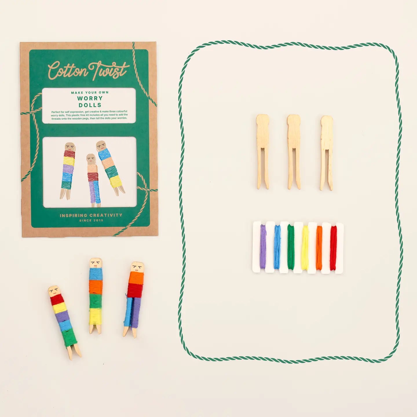 Cotton Twist Make Your Own Worry Dolls