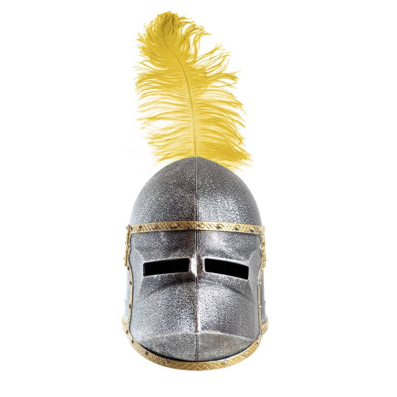 DOG FACE HELMET + FEATHER - ST937F: RED