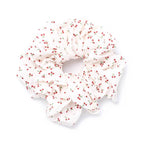 Heart and Cherry print scrunchies.