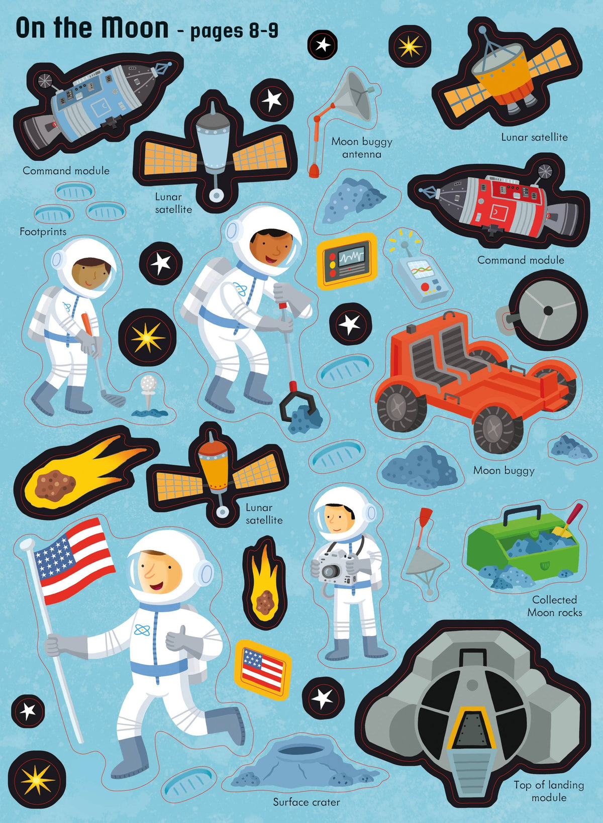 Usborne First Sticker Book Space