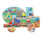 Floss and Rock Construction 40pc "Truck" Shaped Jigsaw with Shaped Box