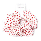 Heart and Cherry print scrunchies.