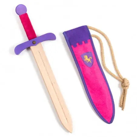 Kalid Medieval Sword Kamelot  + Pink Pouch