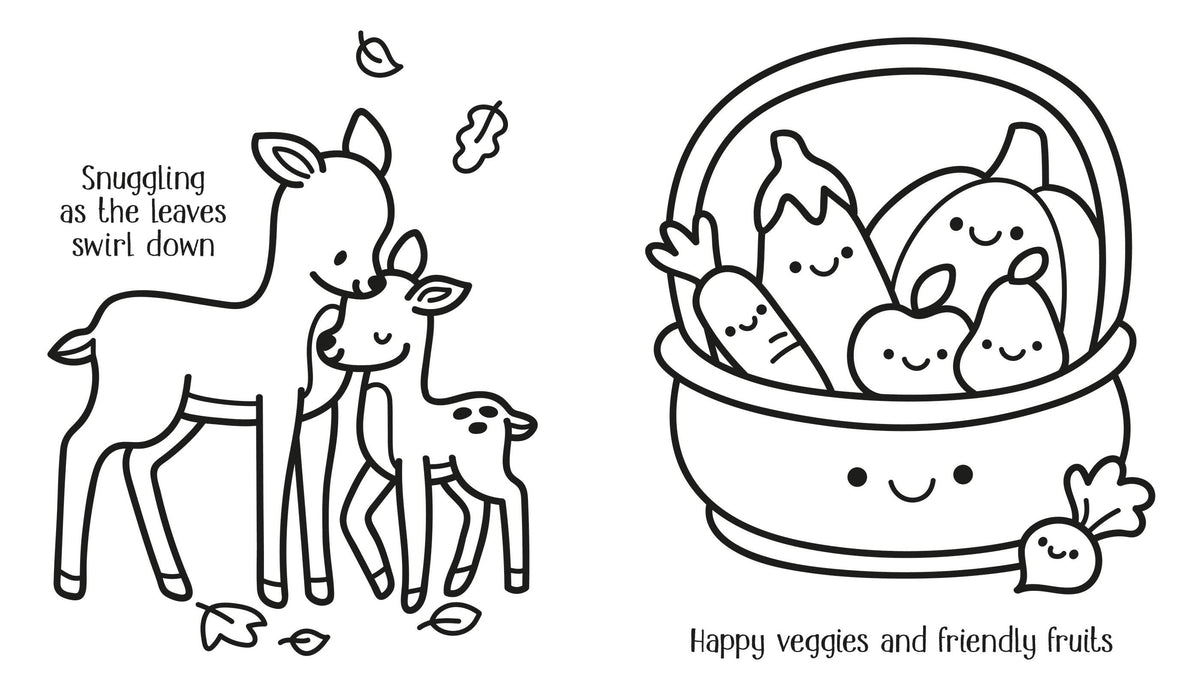 Usborne My Big Autumn Colouring Book – Picture Book for Ages 3-5