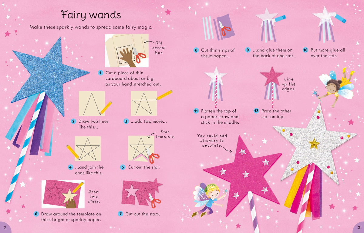 Usborne Fairy Things to Make and Do – Picture Book for Ages 3-6