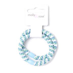 Thick woven elastics with bead detail