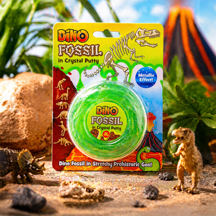Dino Fossil Chrystal Putty