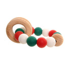 Ziggle silicone and wood teether