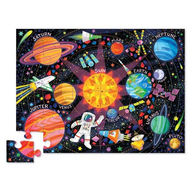 Crocodile Creek Space Explorer 36 Piece Jigsaw Floor Puzzle