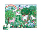 Crocodile Creek 36 Piece Shaped Box Puzzles Unicorn Dreams