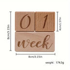 Wooden Milestone Cubes