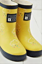 Kids Yellow Colour Changing Wellies: 4 infant