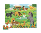 Crocodile Creek 36- Piece Shaped Box Puzzles Pretty Ponies