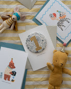 Birthday Badge Age 1 - Liberty Adelajda's Wish