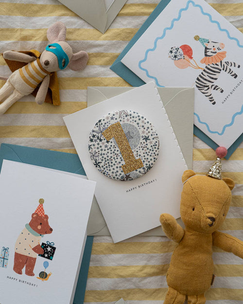 Birthday Badge Age 1 - Liberty Adelajda's Wish