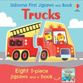 Usborne First Jigsaws and Book - Trucks