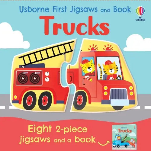 Usborne First Jigsaws and Book - Trucks