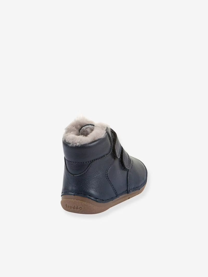 Froddo Navy Paix Up Fur Lined
