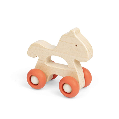 Bigjigs Mini Animals Push Along Wooden FSC