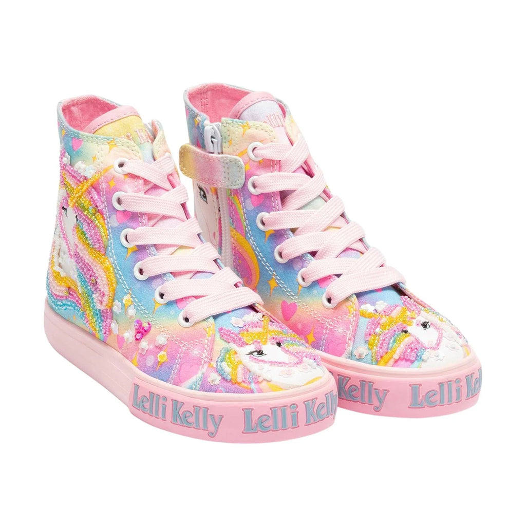 Lelli Kelly-Unicorn Rainbow Rosa Fantasia Unicorn Baseball Boots