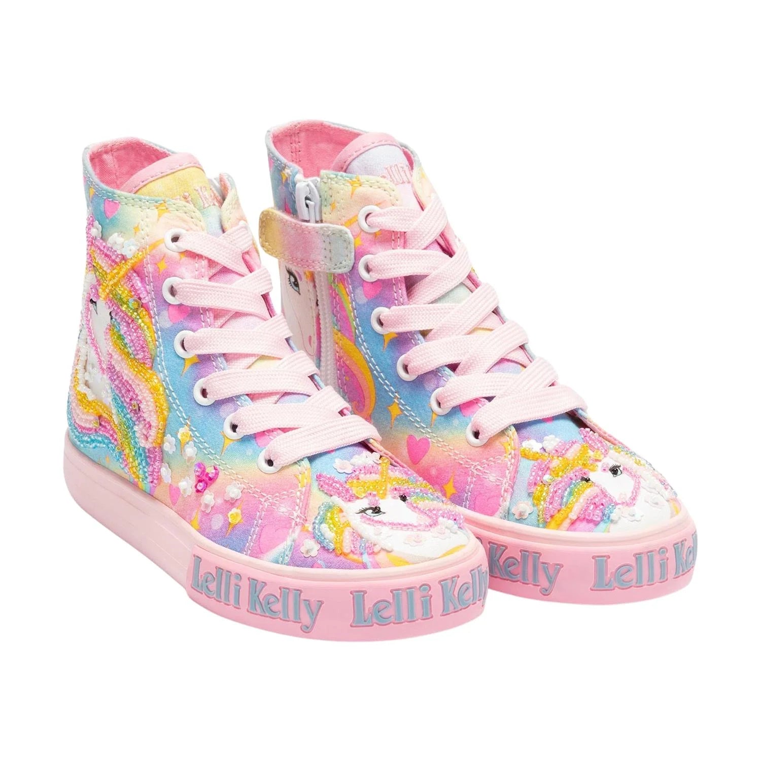 Lelli Kelly-Unicorn Rainbow Rosa Fantasia Unicorn Baseball Boots