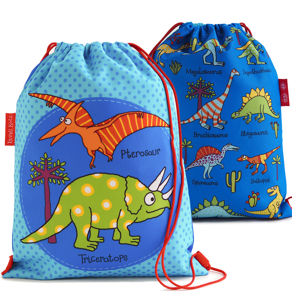 Tyrrell Katz dino drawstring bag