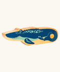 Lanka Kade Wooden Blue Mosasaurus Dinosaur figure