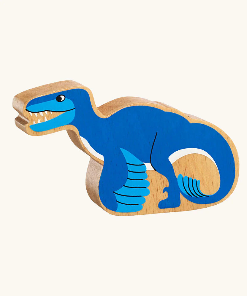 Lanka Kade Wooden blue Utahraptor Dinosaur