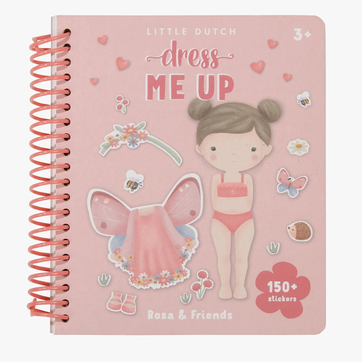 Little Dutch Dress me up Rosa and friends sticker book