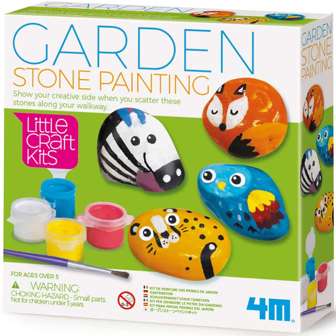 4M Little Craft Garden Stone Painting