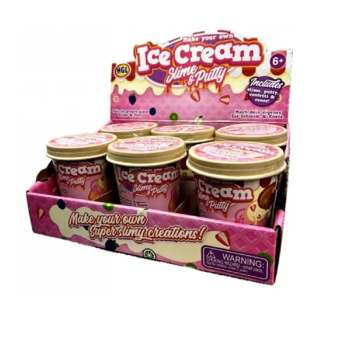 Make your own ice cream putty & slime