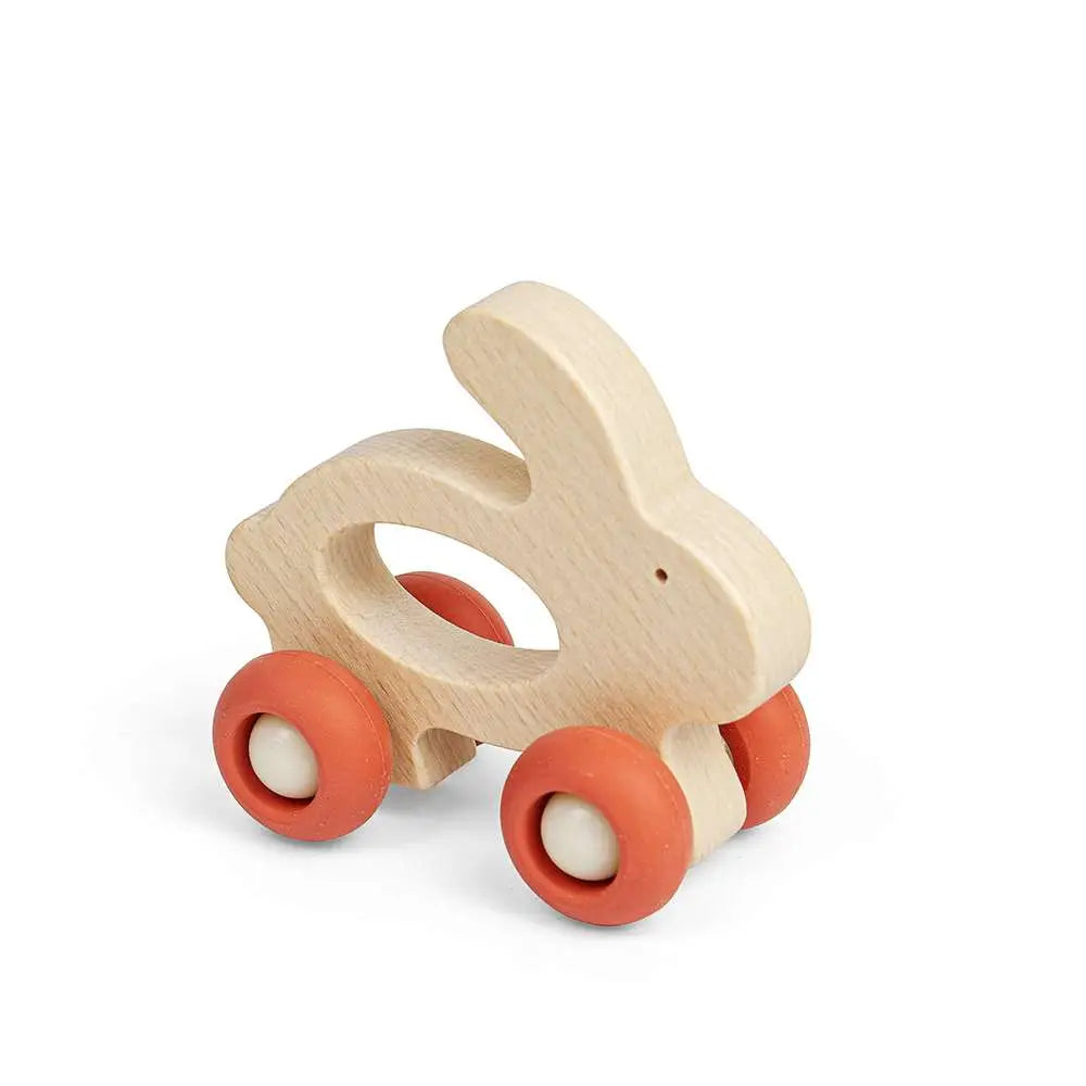 Bigjigs Mini Animals Push Along Wooden FSC