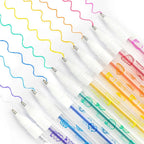 Tiger Tribe Shimmer Scented Gel Pens - 10pcs Glitter Pen Set