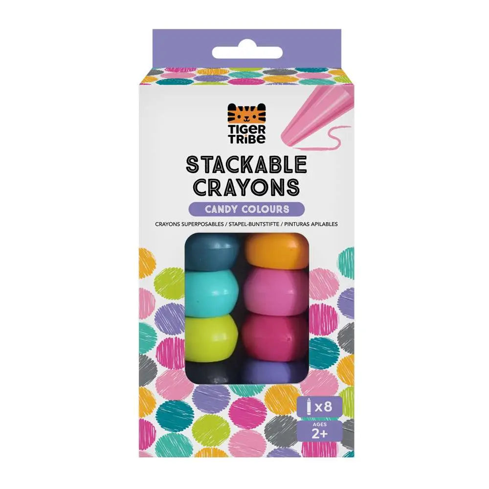 Tiger Tribe Stackable Crayons Candy Colours