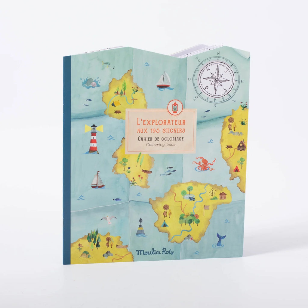 Moulin Roty Explorer sticker book Le jardin du