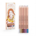 Moulin Roty 6 metallic colouring pencils Les Rosalies