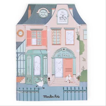 Moulin Roty 170 sticker colour book