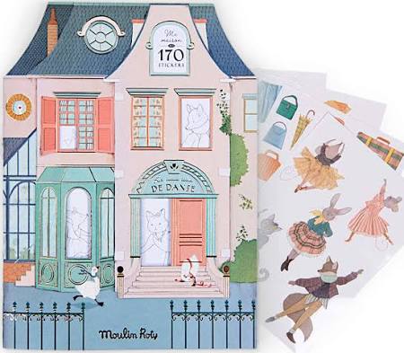 Moulin Roty 170 sticker colour book